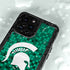 Michigan State University Spartans Digital Pixels iPhone 15 Pro Waterproof Case